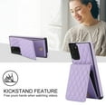 thumbnail image 3 of Crossbody Wallet Case for Samsung Galaxy Note 20, Purse Magnetic Clasp RFID Blocking Card Holder, PU Leather Flip Kickstand Shockproof Protective Cover for Galaxy Note 20, Purple, 3 of 8