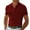 Red, variant on ADSSDQ Men's Muscle V Neck Polo Shirts Waffle Knit Short Sleeve Silm Fit Summer Button Sweater Plaid Shirts Red 3XL
