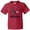 Red, variant on Inktastic Pawtriotic with French Bulldog in American Flag Sunglasses Youth T-Shirt