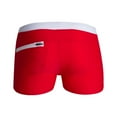 thumbnail image 4 of Swim Trunks Men Plus Size Shorts Wear Beach Slim Swimwear Solid Breathable Pants Trunks Swimwear Bathing Suit, 4 of 4