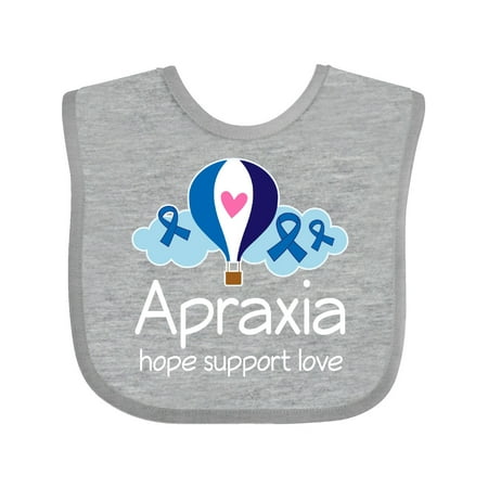 

Inktastic Apraxia Awareness Support Month Gift Gift Baby Boy or Baby Girl Bib