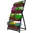 thumbnail image 1 of Macetas, Cama de jardín elevada de 4 pies - Jardineras verticales independientes elevadas 4 cajas de contenedores, macetas, 1 of 6