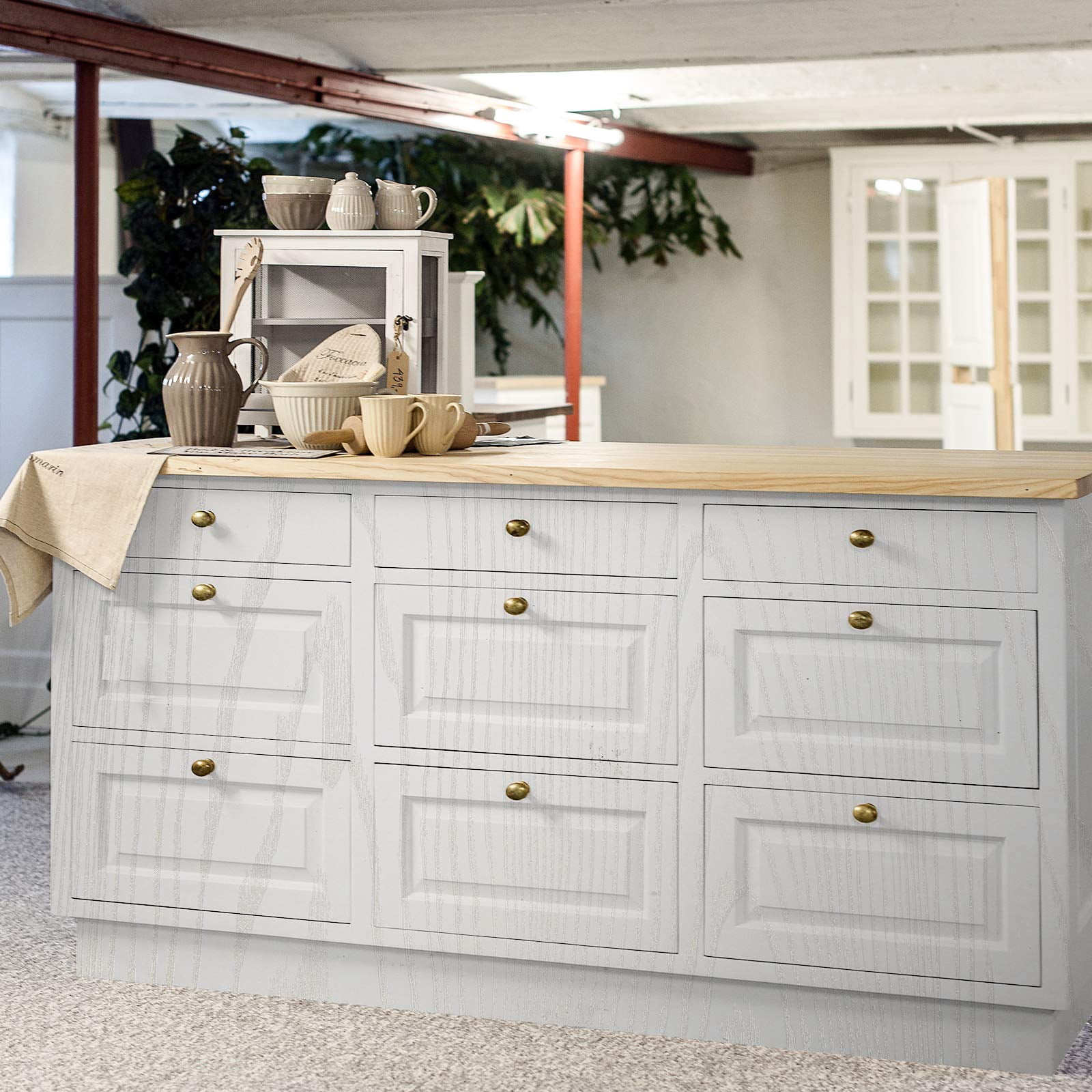 White Wood Grain Contact Paper 24 X 196 In  Self-adhesive Wallpaper Peel And Stick Removable Decorative Wall Covering Vinyl Film For Shelf Liner Furniture Kitchen Cabinet Countertop Drawer