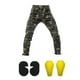 thumbnail image 4 of Pantalones vaqueros de motociclista para hombre, color negro, con forro protector, talla L L, 4 of 8