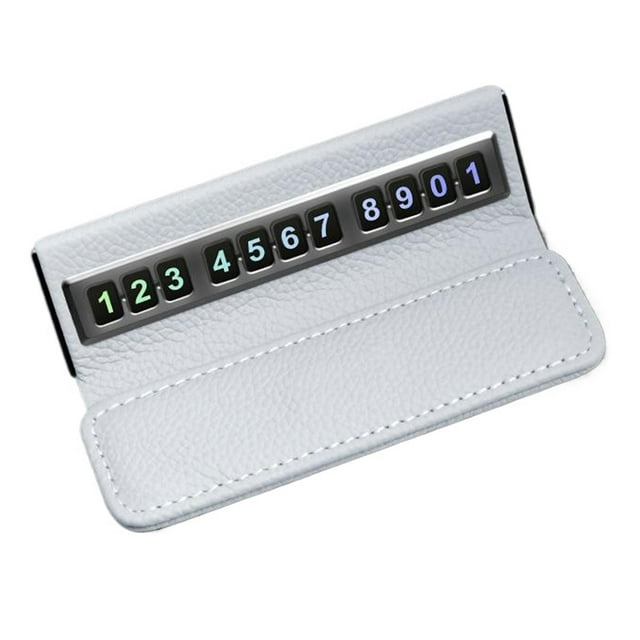 VONKY Magnetic Parking Number Plate Durable And Reliable Telephone Number Plate Magnetic Number Plate gray