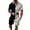 Black, variant on Vedolay Short Sets For Mens Men's 2 Piece Outfits Striped Short Sleeve Shirt and Drawstring Shorts Set,Blue M