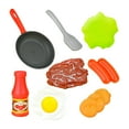 thumbnail image 1 of ‌Interactive Pretend Play Kitchen Set -Realistic Toy Steak & Vegetables,Educational Role-Play Food for Toddlers,Cooking Simulation,Kids Cooking Set Education Learning Gift for Boys Girls, 1 of 8