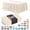 Ivory, variant on Ivory Table Skirt 6 Pack - Disposable Plastic Table Skirts for Rectangle Tables 6ft 8ft & Round Tables - 29in x 14ft Self-Adhesive Strip - Birthday Wedding Decor