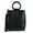 Black, variant on Street Level Black Croco Mini Tote with Ring Handle