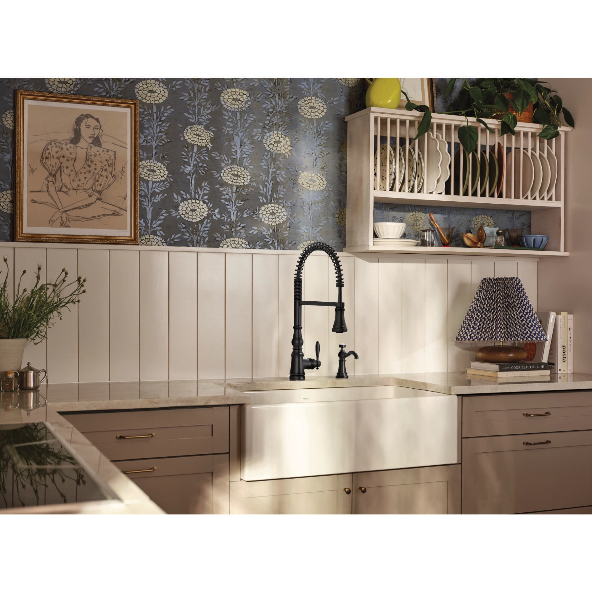 Moen S3949NL Weymouth Deck Mounted Soap Dispenser - Nickel