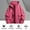 Hot Pink, variant on Royisotas Waterproof Jackets for Men Winbreaker Pockets Coats Big and Tall Winter Long Sleeve Warm Mens Rain Jackets Zipper