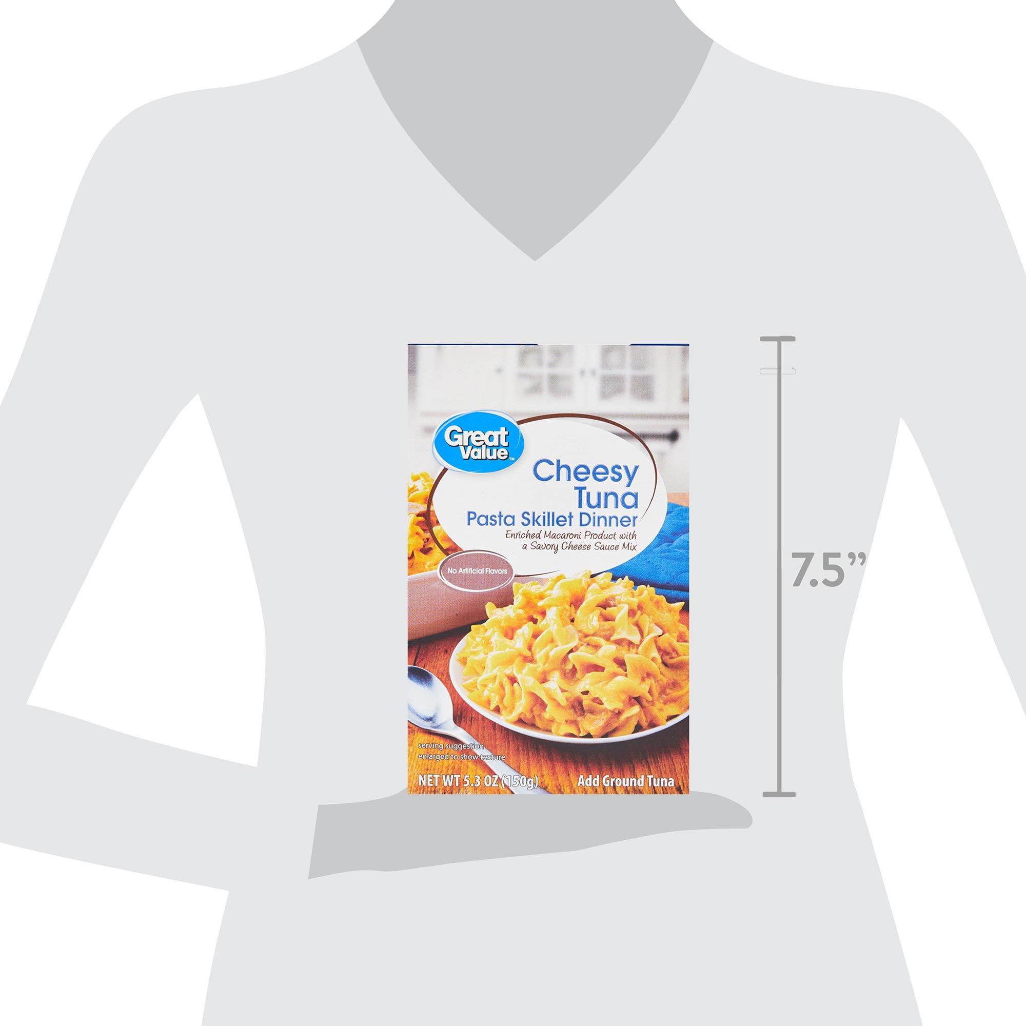 Great Value Cheesy Tuna Pasta Skillet Dinner, 5.3 oz