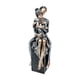 thumbnail image 1 of Escultura de familia de tres, pieza de arte rústica, adorno moderno, padres únicos y Astilla negra, 1 of 9