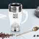 thumbnail image 3 of Taza mezcladora eléctrica automática de café y leche de 350 ml Taza con agitación automática Taza para beber, 3 of 9
