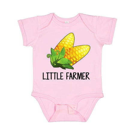 

Inktastic Little Farmer with Corn Gift Baby Boy or Baby Girl Bodysuit