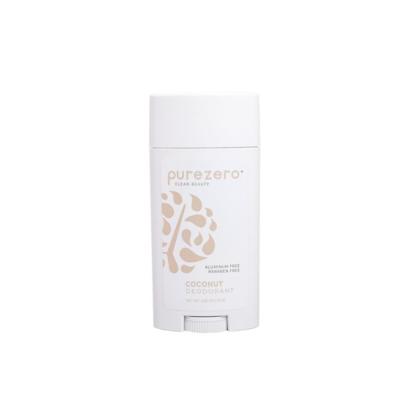 Desodorante Purezero | COCO | Sin aluminio ni parabenos con bicarbonato de sodio y protección contra olores las 24 horas | Para mujeres y hombres | Impregnado con manteca de karité y aceite de coco (1