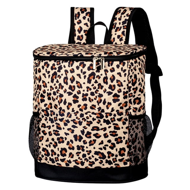 YATLTE Cooler Backpack, Backpack Cooler Sac à Dos Isotherme Étanche, avec Poignée Supérieure Rembourrée, Poche en Filet pour Camping BBQ