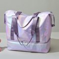 thumbnail image 3 of Bolsa Bolso con asa de calidad para mujer, Bolso sencilla impermeable nacarada con múltiples bolsillos para exteriores, 3 of 5
