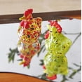 thumbnail image 6 of Chicken Decor - Glass Rooster Figurines Art Blown Glass Chicken Collectible Figurine Animal Ornaments for Easter Table Centerpiece Decor(D), 6 of 9