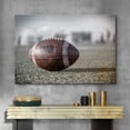 thumbnail image 2 of wall26 Canvas Print Wall Art Washed Out Retro Football Field Landscape Sports &amp; Fitness Athletes Photography Realism Boy's Bedroom Decorative Urban Rustic for Living Room, Bedroom, Office - 12&qu, 2 of 5