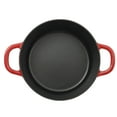 thumbnail image 5 of Crock Pot Artisan 7-Quart Round Cast Iron Dutch Oven With Borasilicate Lid - Red, 5 of 9
