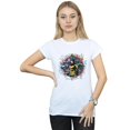 thumbnail image 2 of DC Comics Womens Aquaman Circular Crest Cotton T-Shirt, 2 of 3