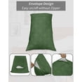 thumbnail image 6 of Happy St. Patrick's Day Pillow Cases Standard Size Set of 2 - Microfiber Bed Throw Pillow Covers, Spring Lucky Green Grasses Rustic Decorative Lumbar Pillow Cover with Envelope Closure 20"x26", 6 of 6