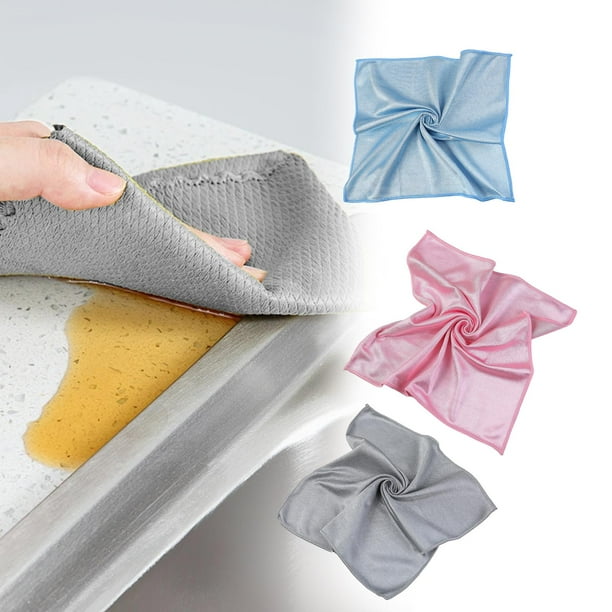 Trapos de limpieza de microfibra reutilizables Perfecl Paños de ...