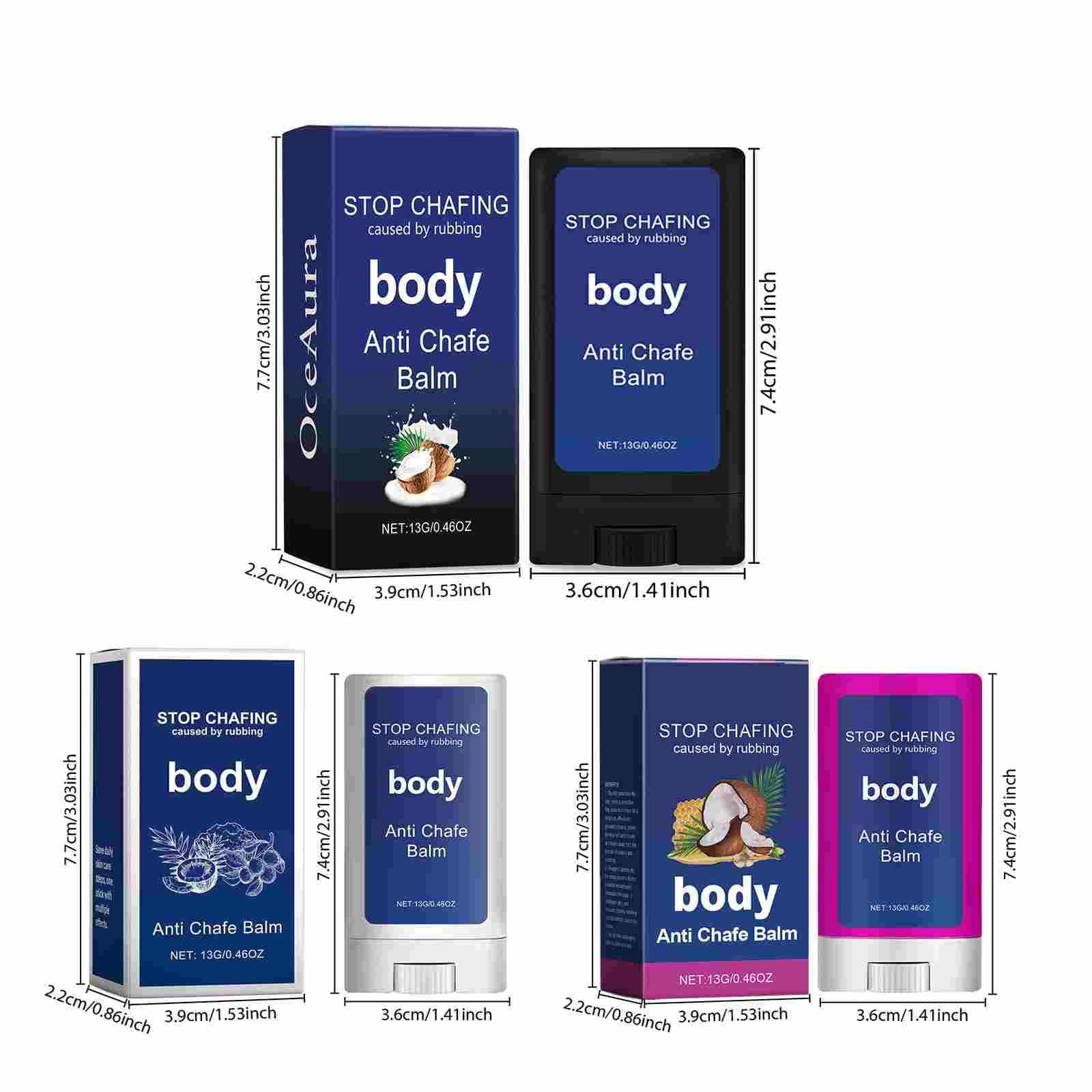 40g Anti-Scheuer Balsam Stick – Reduziert Reibung & Hautreizungen, Für Sport & Alltag
