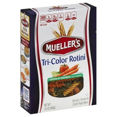 Mueller's Tri-Color Rotini Pasta, 12 oz