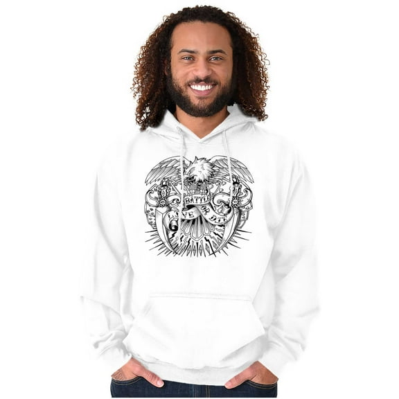 Bald Eagle Traditional American Hoodie Sweatshirt Women Men Brisco Brands S