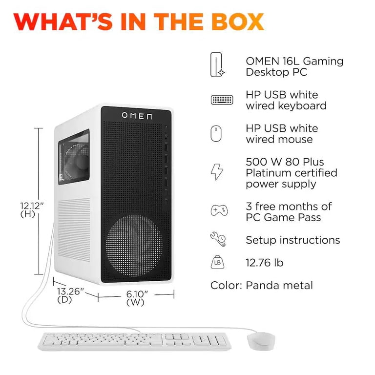 HP, Gaming Desktop, Intel Core Ultra 7, NVIDIA GeForce RTX 5060 Ti