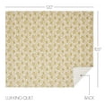 thumbnail image 6 of VHC Brands Dorset, Farmhouse Quilt Reversible Floral, Twin, Green, 68x86, 6 of 8