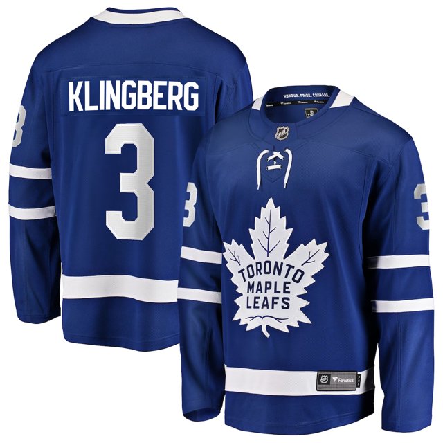 John Klingberg Toronto Maple Leafs NHL Fanatics Breakaway Home Jersey, Medium