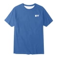 thumbnail image 5 of Men White T Shirt Big and Tall Short Sleeve Big & Tall Summer Tennis Tshirts Casual Stylish Gradient Crew Neck Summer Casual Vacation Basic Shirts for Men, 5 of 5