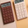 thumbnail image 5 of Ynlkorvg Pocket & Desktop Beige Calculator With A LCD Power Handheld Desktop. Color. Business High School A Portable Calculator Is A Small And Lightweight Computing Tool That Can Usually, 5 of 5