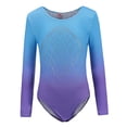 thumbnail image 2 of Niñas Ballet Dancing Fitness Deportes Gimnasia Leotardo Unitards Disfraz - Azul + púrpura, 6 Sunnimix Leotardos de gimnasia para niñas, 2 of 8