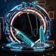 thumbnail image 2 of Pisexur Electrónica para Hombres Auriculares Bluetooth de Cuello con Pantalla Digital LED Bluetooth 5.4 Cómodos y Agradables para la Piel con Sonido Envolvente Estereoscopio Inserción de Tarjeta Auri, 2 of 7
