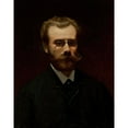 thumbnail image 3 of Kazimierz Mirecki 15x18 Black Modern Framed Museum Art Print Titled - Portrait of Walerz Brochocki, Painter (1885), 3 of 5