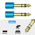 thumbnail image 2 of WINDLAND Headphone Adapter 6.35mm Male to 3.5mm Female Stereo Adapter 3.5mm to 1/4, 2 of 7