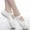White, variant on Herrnalise Girls Ballet Elastic Band Dance Shoes Canvas Gymnastics Flats Split Sole Shoes