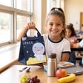 thumbnail image 6 of PYURTEP Lunch Bag, Cartoon Animal Insulated Lunch Box with Handle, Waterproof Stain Resistant Food Storage Bag for School Office Picnic Camping, 6 of 6