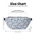 thumbnail image 3 of Naloa Cute Chameleons On Blue Print Running Belts for Men Women,Running Fanny Pack with 2-Zipper Pockets,Waterproof Waist Pack for Travel Hiking Running Outdoor Sports, 3 of 8