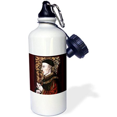 3dRose Henry V, King of England, Late 16th Century, Artist unknown, Sports Water Bottle, 21oz