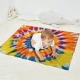 thumbnail image 2 of Colorful Rainbow Tie Dye Spiral Pattern Blanket,Comfortable Soft Lamb Wool Throw Blanket,All Season,Warm Lightweight Blankets for Sofa Bed Couch Living Room Chair,30"x40", 2 of 4