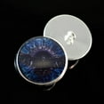 thumbnail image 6 of Dark Raven Purple  Blue Viking Sew-On Button Glass Eyes, 6 of 8