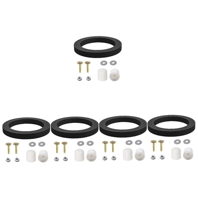 5 Sets Toilet Sealing Kit Bolts Rv Toilet Repair Seal Toilet Kit Rv Seals Gasket Rv Gasket Rv Seal Ring Rv Toilet Gasket Seal Rv Toilet Replacement Rv Toilet Ring Seal Plastic