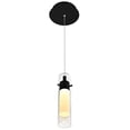 thumbnail image 3 of CWI Lighting Olinda LED Integrated Black Mini Pendant, 3 of 6