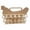 Beige, variant on Creative Hen Shaped Egg Storage Rack Farm The Coop Chicken Egg Holder Wooden Nesting Basket for Kitchen Countertop Pantry Organization and Decoration