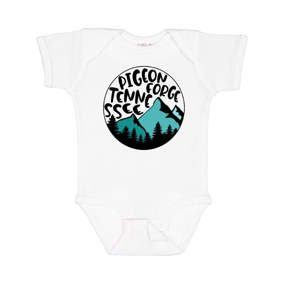 Inktastic Pigeon Forge, Tennessee Mountains Boys or Girls Baby Bodysuit